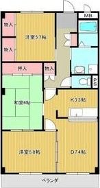 レジデンス井の森の間取り画像