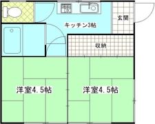 みかん荘の間取り画像