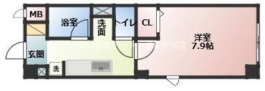 シャトーラフィネの間取り画像