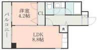 NiceマンションIT九品寺の間取り画像