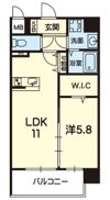 CROIREⅡの間取り画像