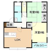 ヴィラエトレンヌE棟の間取り画像