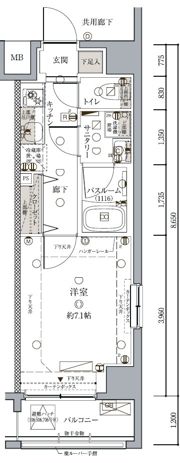 クレヴィスタ板橋西台の間取り画像