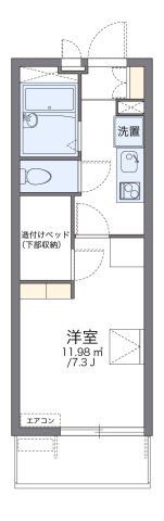 レオパレスグラシアスの間取り画像