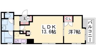 グリンパルク六甲道の間取り画像