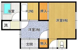 坪井アパートの間取り画像