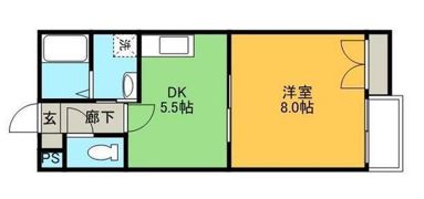 フォーバスIIの間取り画像
