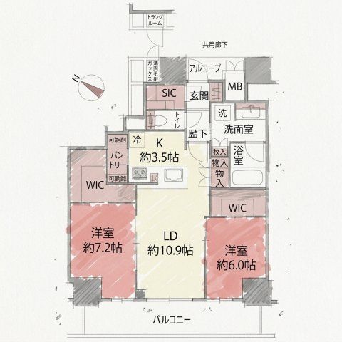 間取図