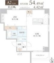 Parkhouse南森町の間取り画像
