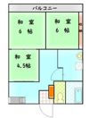 剣持コーポBの間取り画像