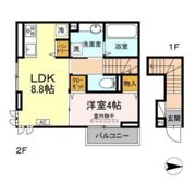 ブランシュール富田町の間取り画像