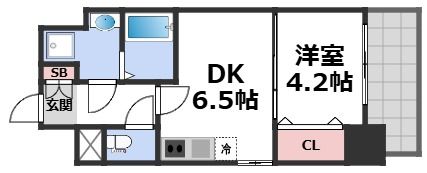 メイクス天王寺の間取り画像