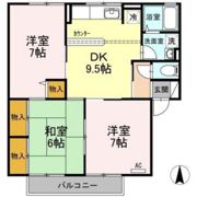 中筋川手 Ⅰ番館の間取り画像