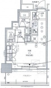 プラウドタワー平井の間取り画像