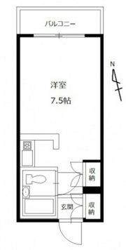 コーポ千鶴の間取り画像