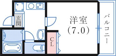 住吉VALOREⅡの間取り画像