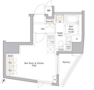NJK MARQUIS OMOTESANDOの間取り画像