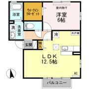 コージィーコートの間取り画像