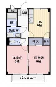 プラージュMの間取り画像