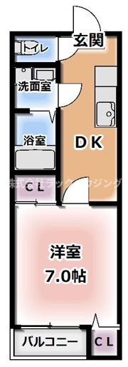 K‘sマンションの間取り画像