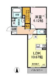 ローズ ド ノエルの間取り画像
