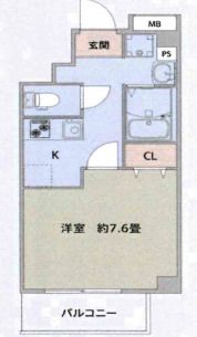 アヴェーレ早苗の間取り画像