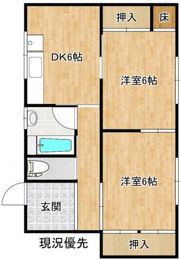 美月荘の間取り画像