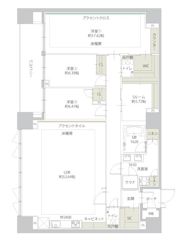 プレジオ谷町の間取り画像
