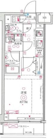 クレヴィスタ武蔵中原Ⅱの間取り画像