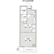 サンレムート江坂eastの間取り画像
