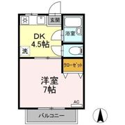 プレジール南昭和の間取り画像