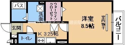 モナリエ大江の間取り画像