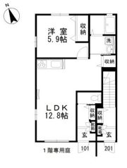 グランハイムの間取り画像