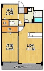 第60川崎ビルの間取り画像