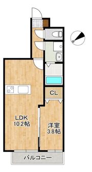 LineageCourt野洲駅西の間取り画像