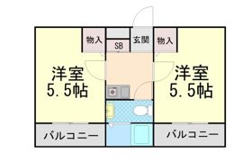 ラ・フォンティーヌ西田の間取り画像