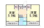 ラ・フォンティーヌ西田の間取り画像