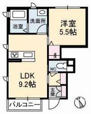 シルフィード山波 A棟の間取り画像