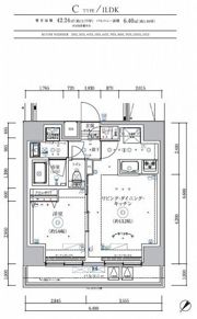 RELUXIA伊勢佐木長者町の間取り画像