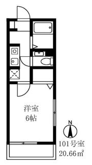 Crastina下北沢の間取り画像