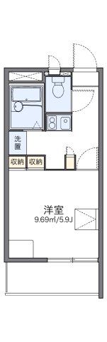 レオパレスカサベルテの間取り画像