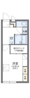 レオパレスMAモールの間取り画像