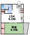 朝日プラザ高津Ⅲの間取り画像