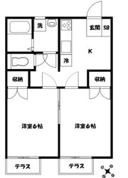 ジュネスHKの間取り画像