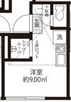 Studio Apartment東池袋の間取り画像