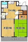 コーポ白石の間取り画像