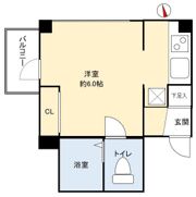 恵比寿ウエストの間取り画像