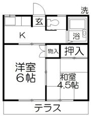 カナディアンハイツヤマサキの間取り画像
