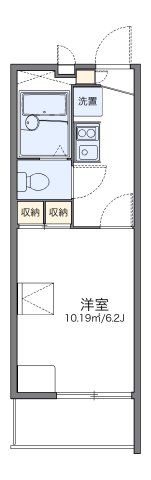 レオパレスけやきの間取り画像
