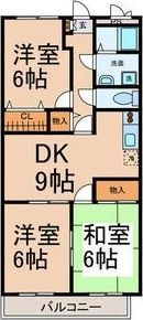 シモーヌヴィーユA棟の間取り画像